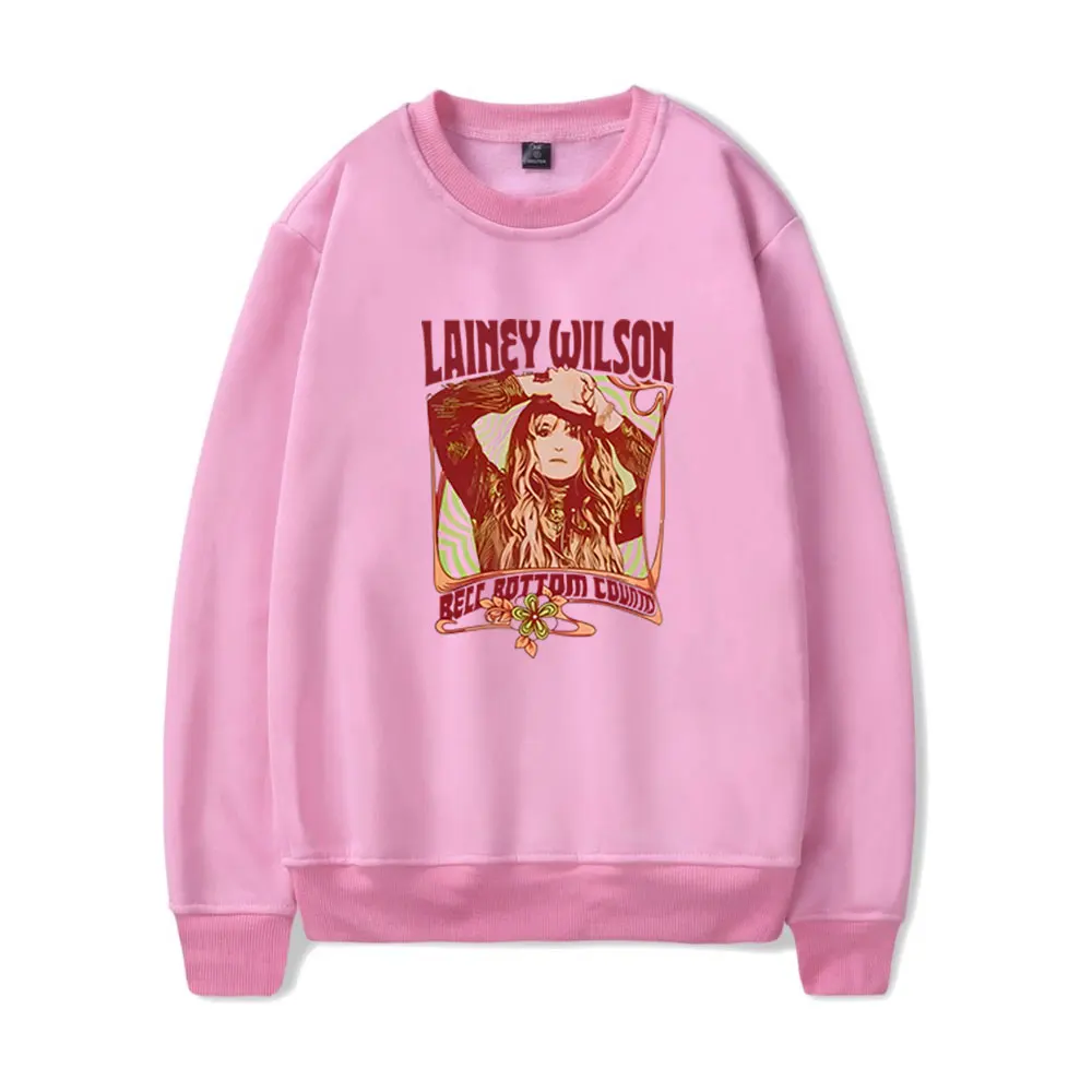 Lainey Wilson Country With A Flare Tour 2023 Merch Pullover Personalised Sweatshirt Long Sleeve Men/Women Crewneck Sweatshirt