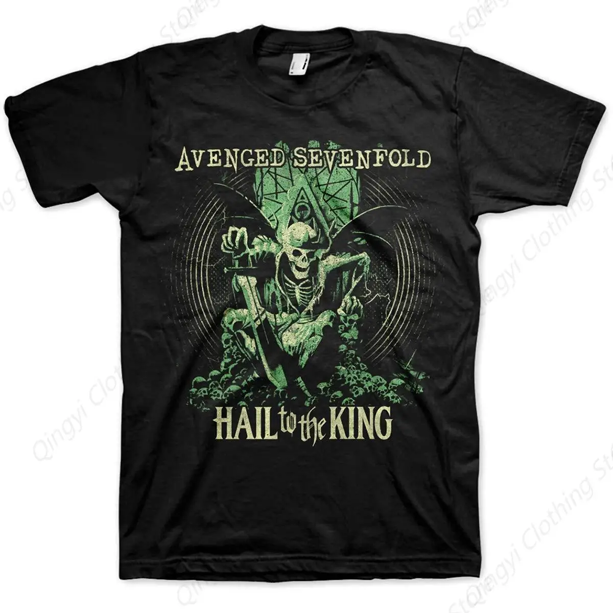 

Avenged Sevenfold Mens Tee: Black