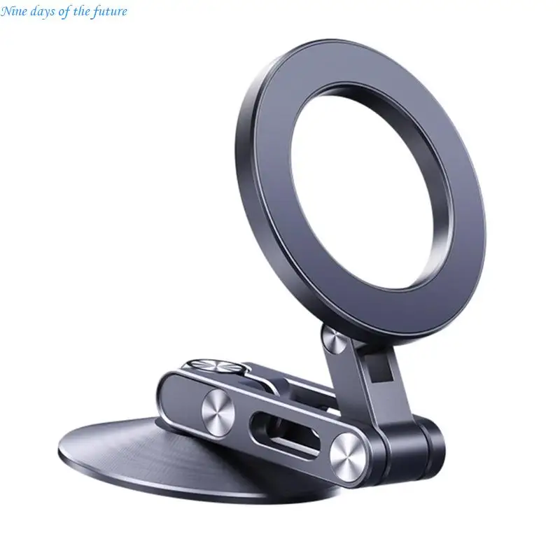 

Car Phone Stand Bracket Rack With Powerful Magnets & Vacuum Suctions Capability for Easy Storage Safe Driving Experience E65A