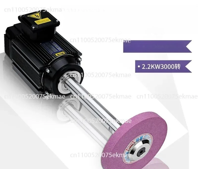 Extended shaft, high-precision grinding, polishing, cutting, drilling, milling, and driving high-speed spindles