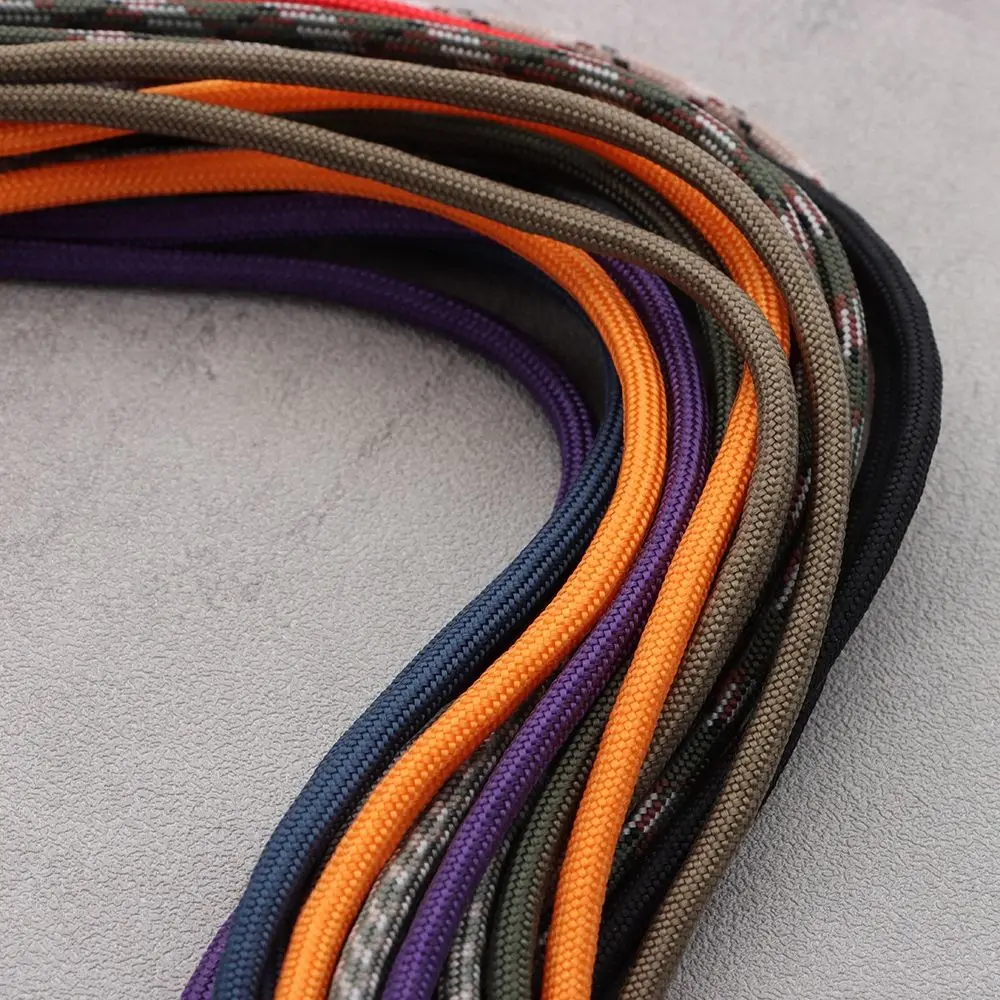 새로운 45cm/14cm Paracord 키 체인 매는 밧줄 20 스타일 라운드 버클 비상 생존 도구 야외 도구