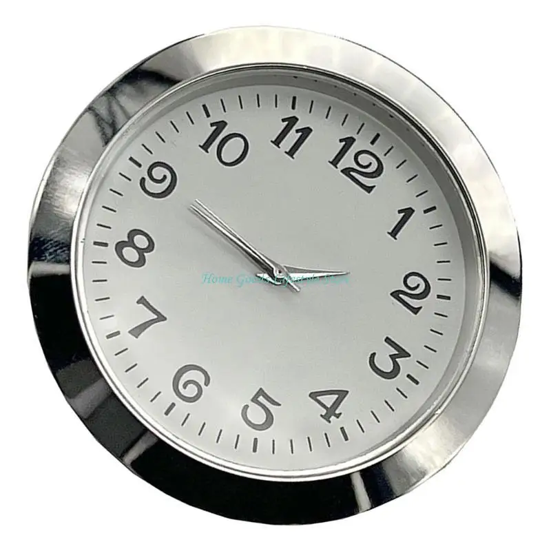 E74E 2-1/8Inch Clock Insert Clock Head With Arabic Numerals For Upscales Watches