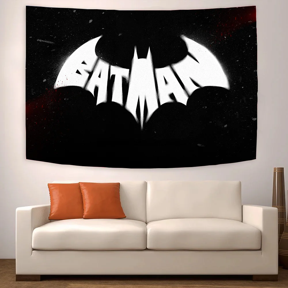 BM-batman Logo Outdoor Decor Home Garden Custom Flag to Hang Flags for Bedrooms Personalized Items Fall Decoration Banners