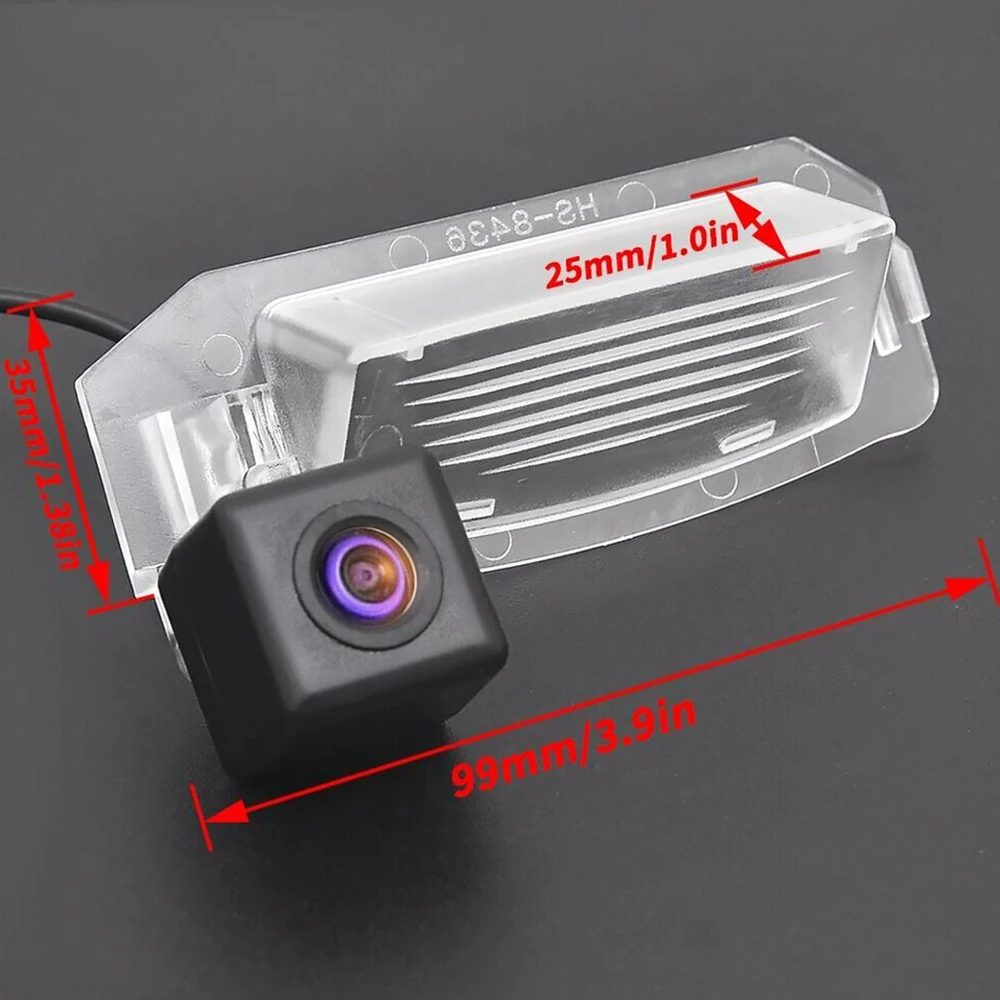 HKNL HD CCD 170° Car Reverse Camera for Mitsubishi Outlander II III IV 2006~2019 license plate lamp reversing system Wasserdicht