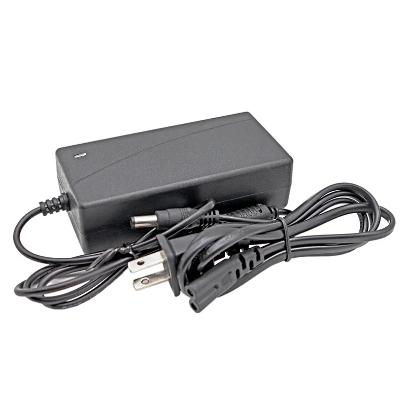 16.8V1A  2A 5A Lithium Battery Charger AC 100V-240V 4S 14.8V Lithium Polymer Battery DC 5.5*2.1MM Power Adapter+ AC Power Cable