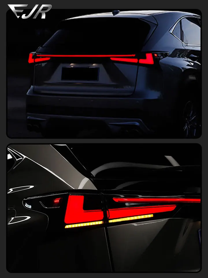 レクサス　NX　右　テールランプ　テールライト Lexus nx用LEDテールライト、シーケンシャルターンテールライト、nx200