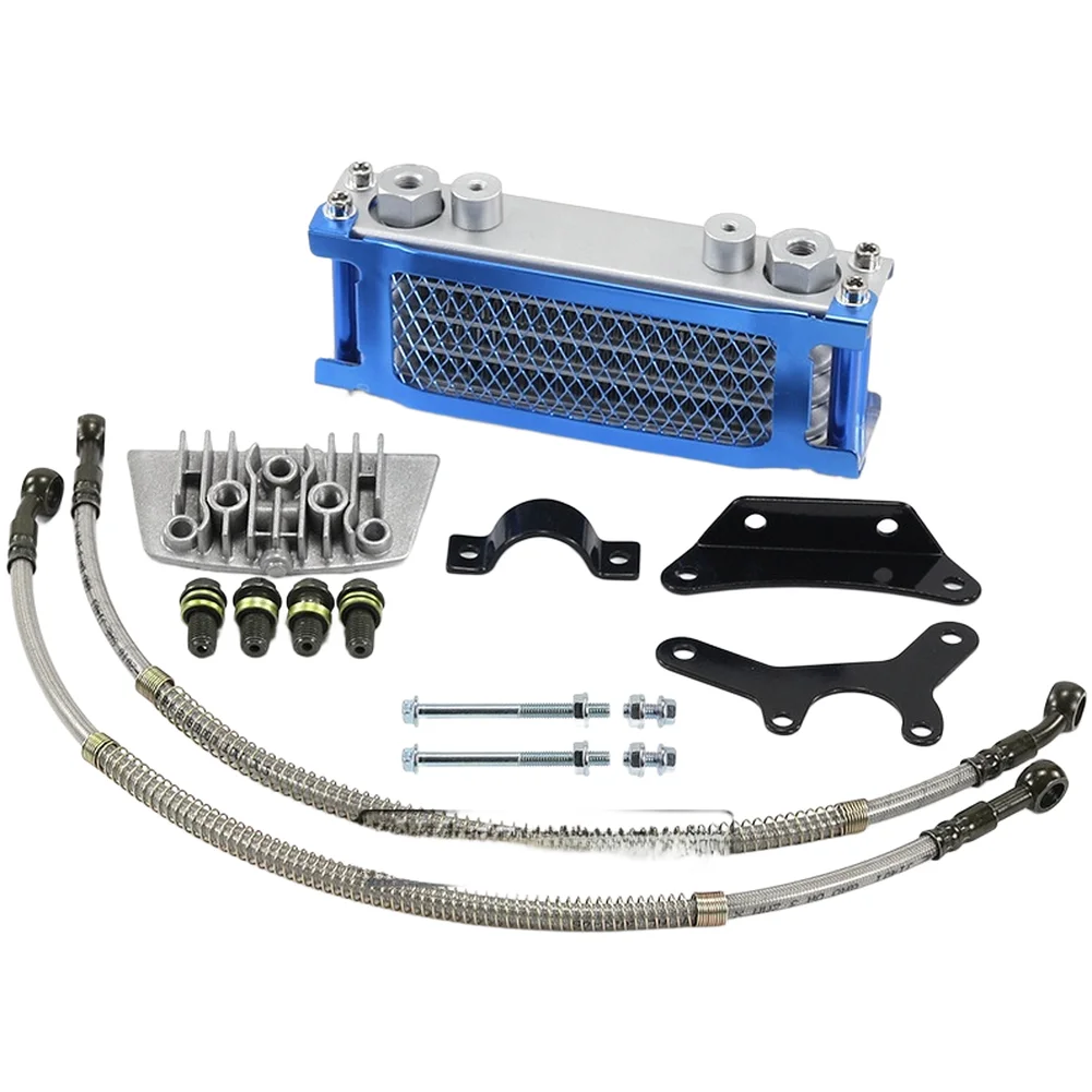 

Aluminum Oil Cooler Radiator Kit for 50 110cc Monkey Bike Off Road Motorcycle Resistant Aluminum For Tough Conditions