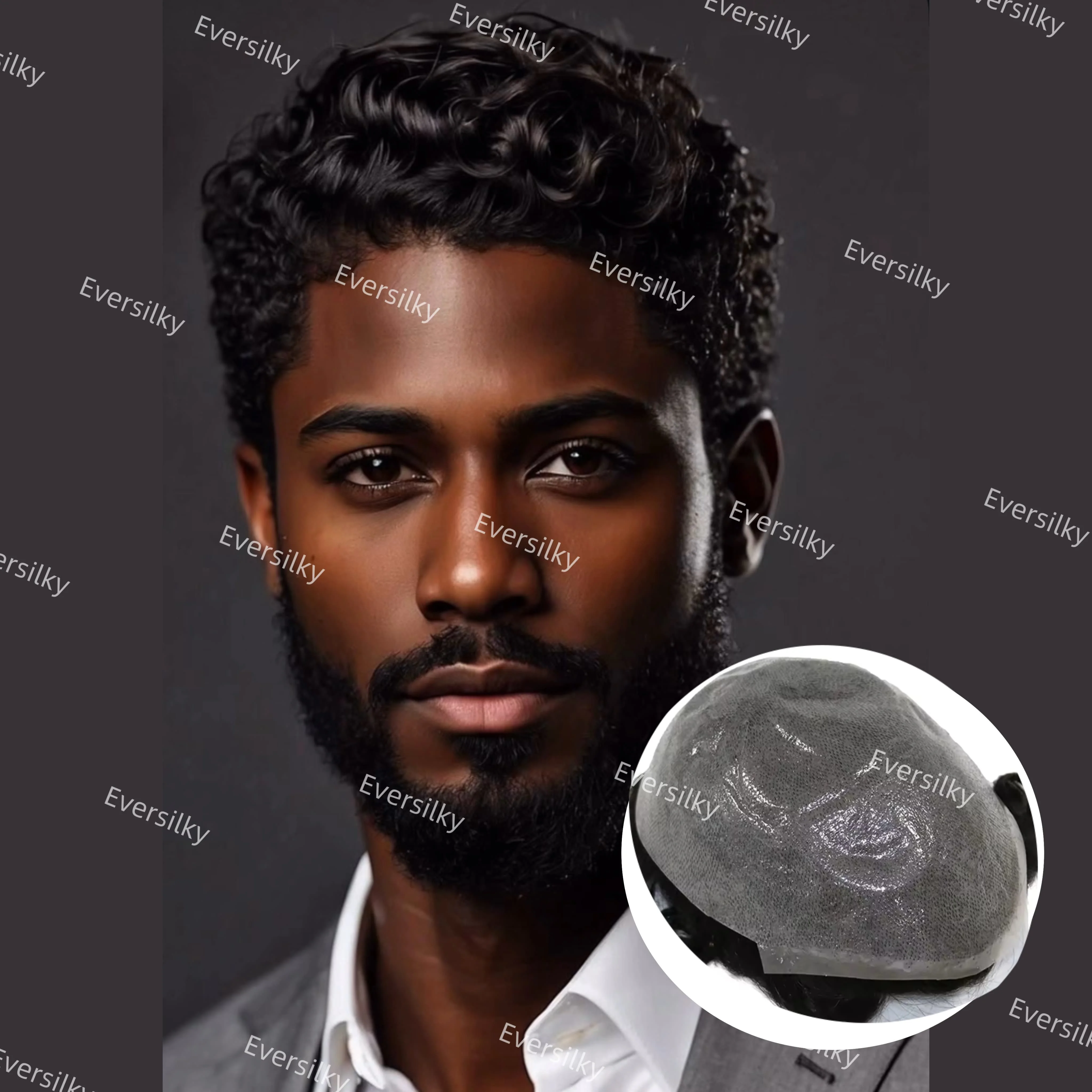 

#1b#1b40 black gray hair toupee for man #4#22R light brown blonde 0.04mm Skin Thin men toupee 100% human Prosthesis man hair wig