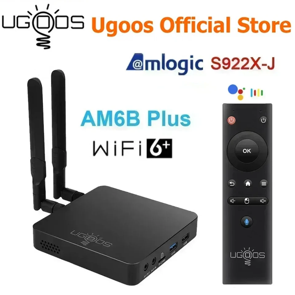 Ugoos AM6B Plus Amlogic S922X-J Android 9 Smart TV Box 4GB DDR4