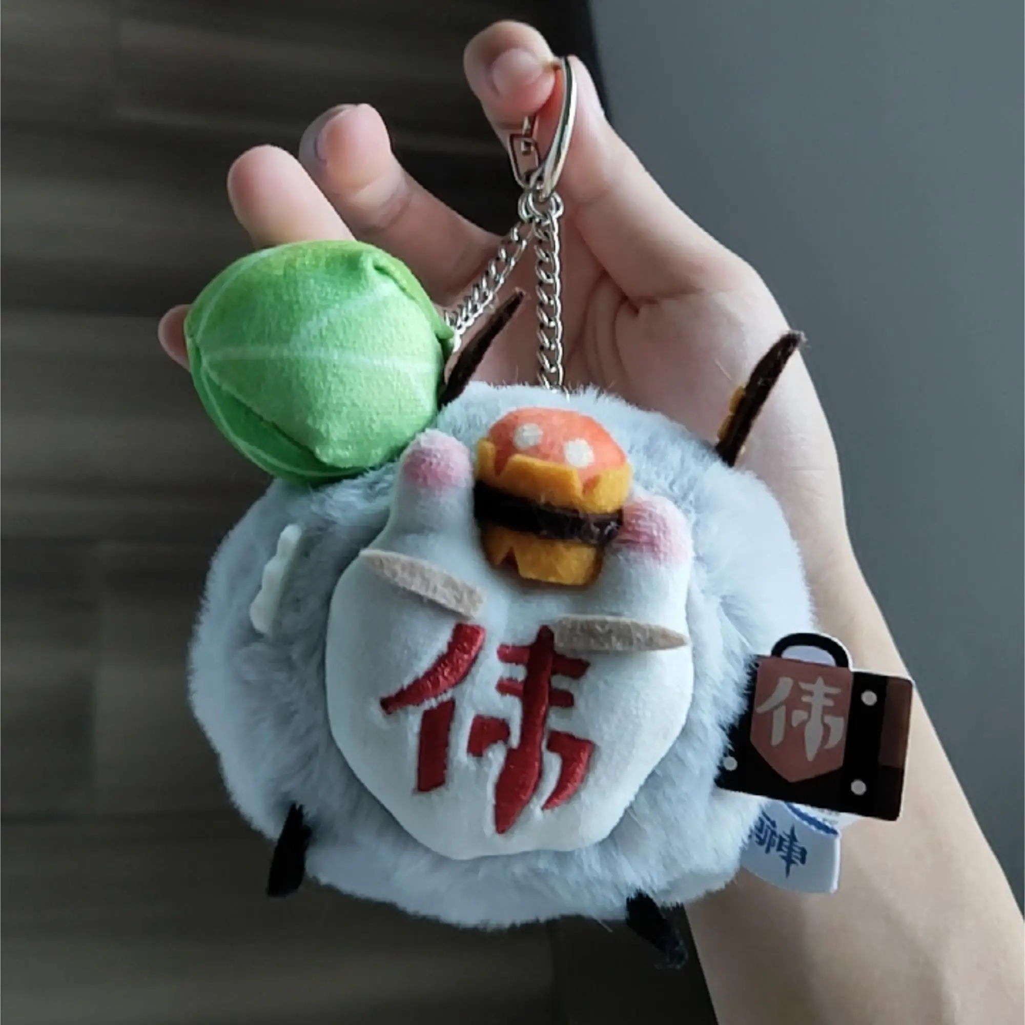 Original Genshin Impact Anime Plush Game Cosplay Pendant Elements Hilichurl Backpacks Keychains Ice Thunder Fire Kids Toys