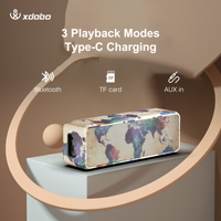 XDOBO BMTL WORLD Portable Bluetooth 5.3 20W Speaker 3500mAh Wireless IPX6 Waterproof Bass Speaker TWS Boombox