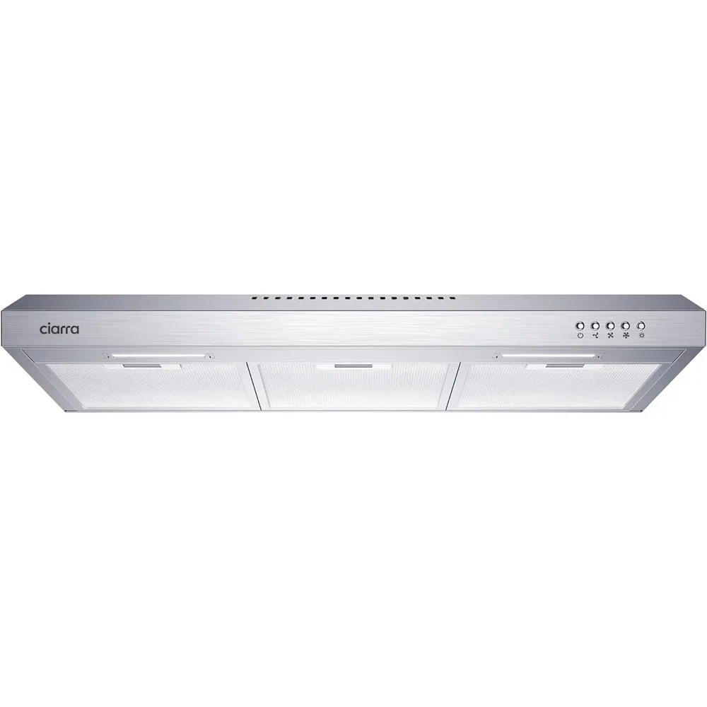 Ductless Range Hood 30 inch Under Cabinet Hood Vent for Kitchen Ducted and Ductless Convertible