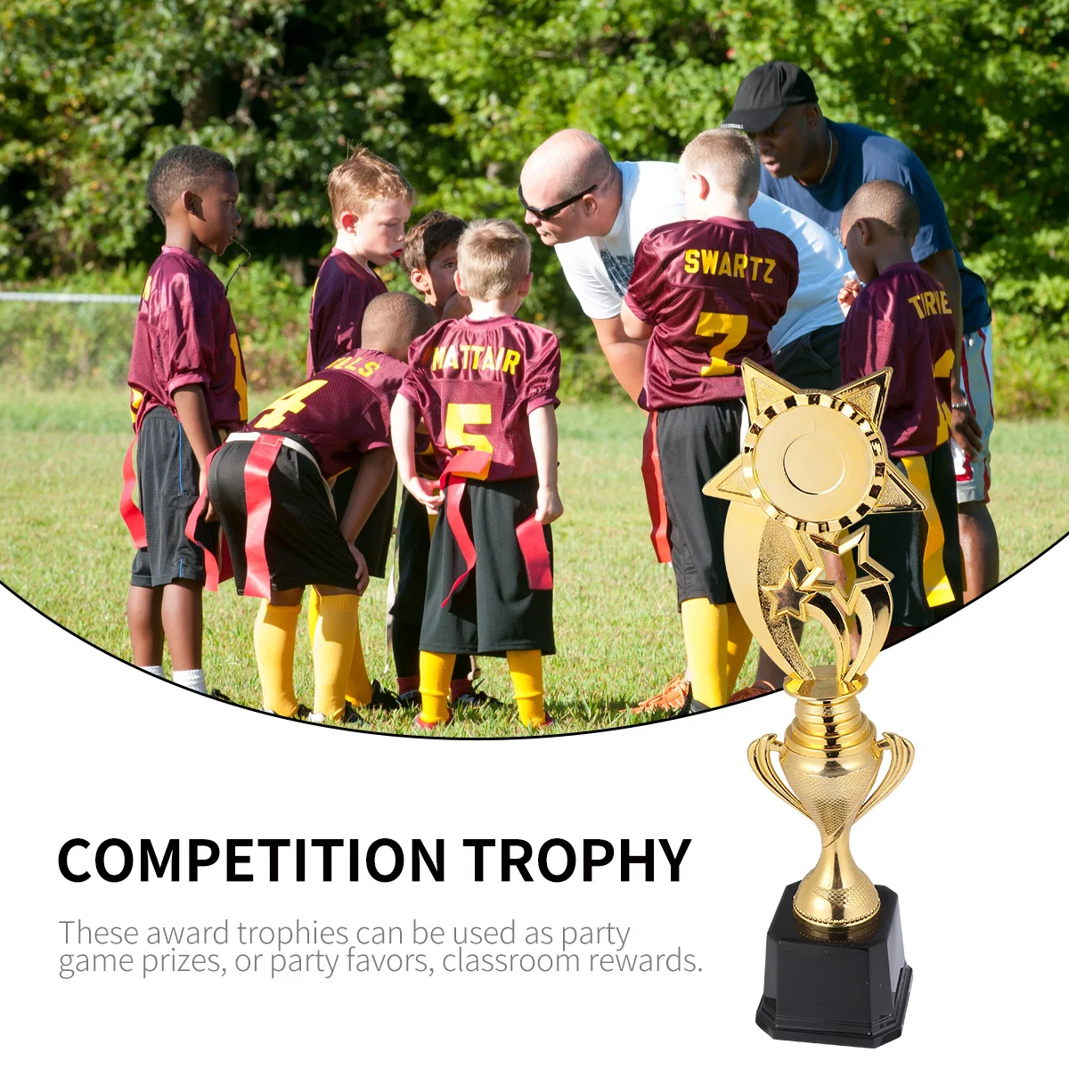 

1 шт., пластиковый портативный детский спортивный приз, игра для соревнований, приз, конкурсный трофей, детская награда