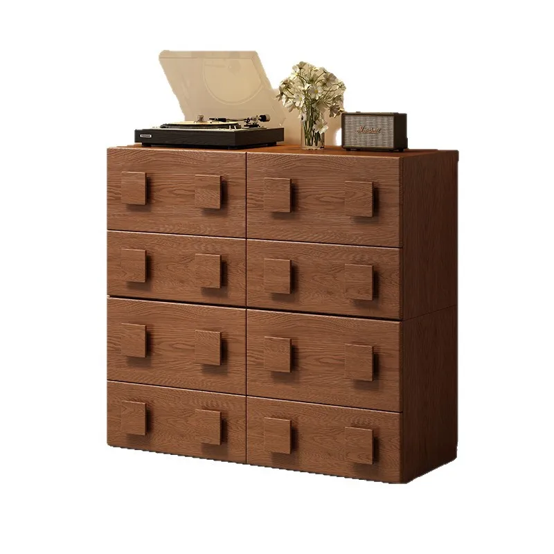 

Тумба под телевизор из массива дерева, средний размер, в стиле ретро, с дверцами-шкатулками, напольный, для гостиной, модульная комбинация