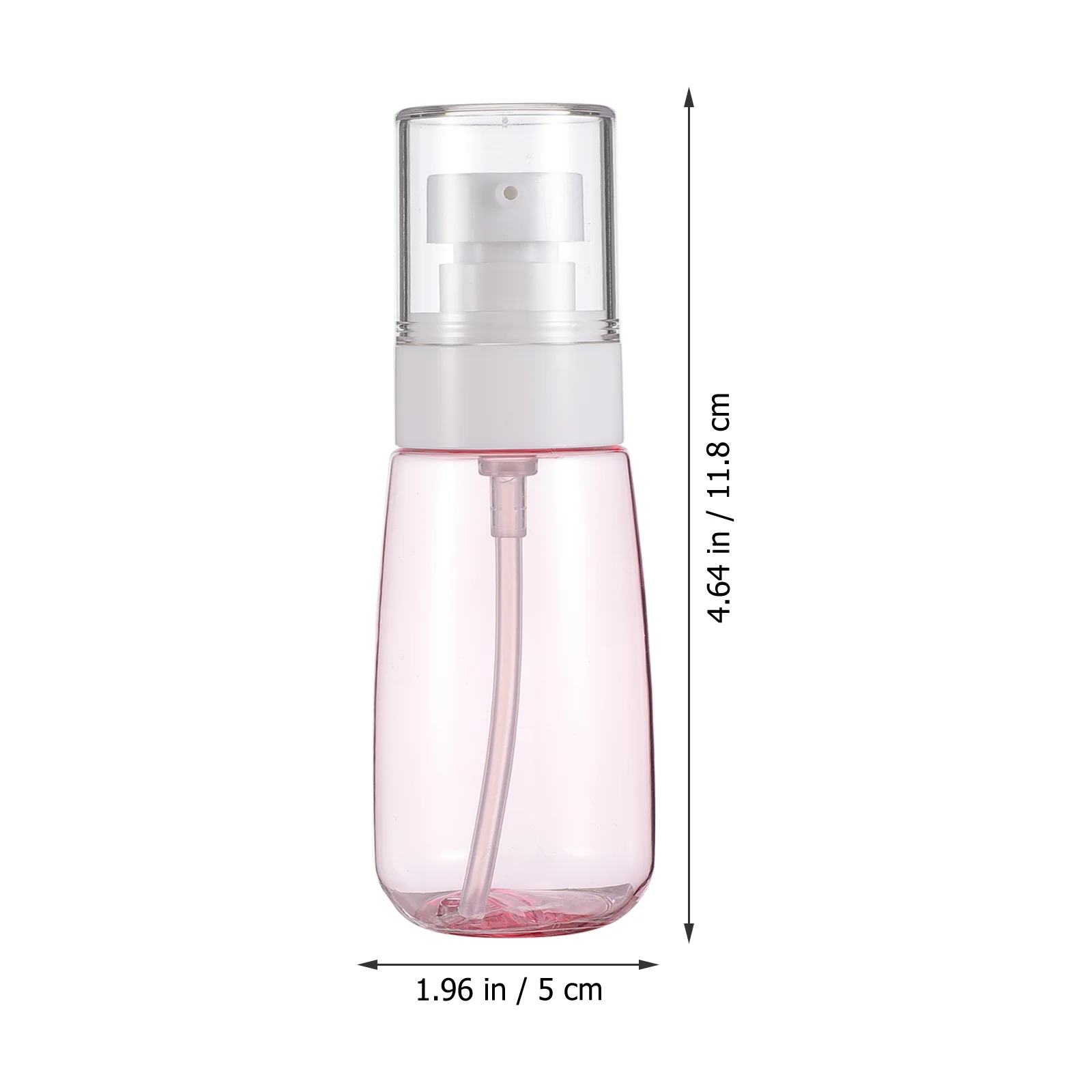 

6Pcs 60ml Empty Refillable Bottles Safe Durable Long-Lasting Leak-Proof Design Perfect Gift for Frequent Travelers Transparent