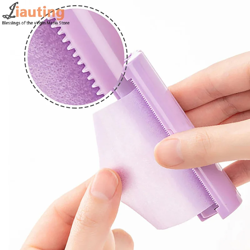 120 cm lengte wegwerp zeeppapier voor reizen wassen hand mini-papier zeep geurende plakvel bad schoonmaakproducten