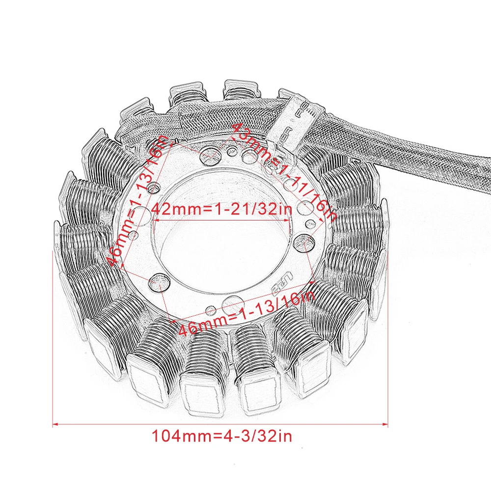 Stator Coil For Sea-doo 215 155 260 130 1500 255 210 230 300 180 Wake GTI GTX GTS RXT RXP SP For Jet Boats Speedster Challenger