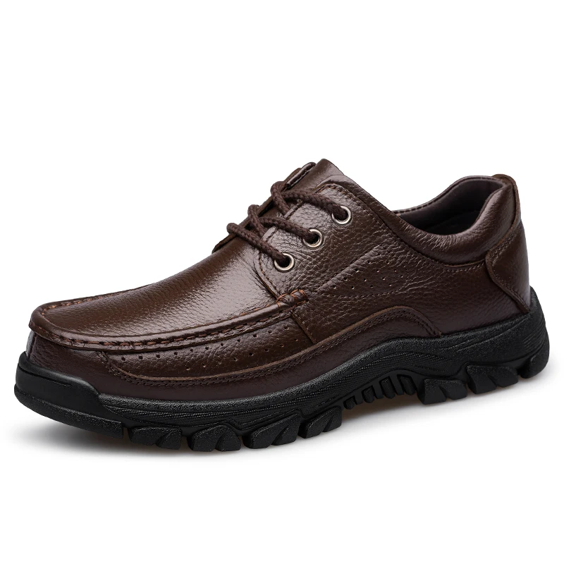 

Spring Autumn Genuine Leather Men Shoes Casual Outdoor Fashion Comfortable Big Size 47 48