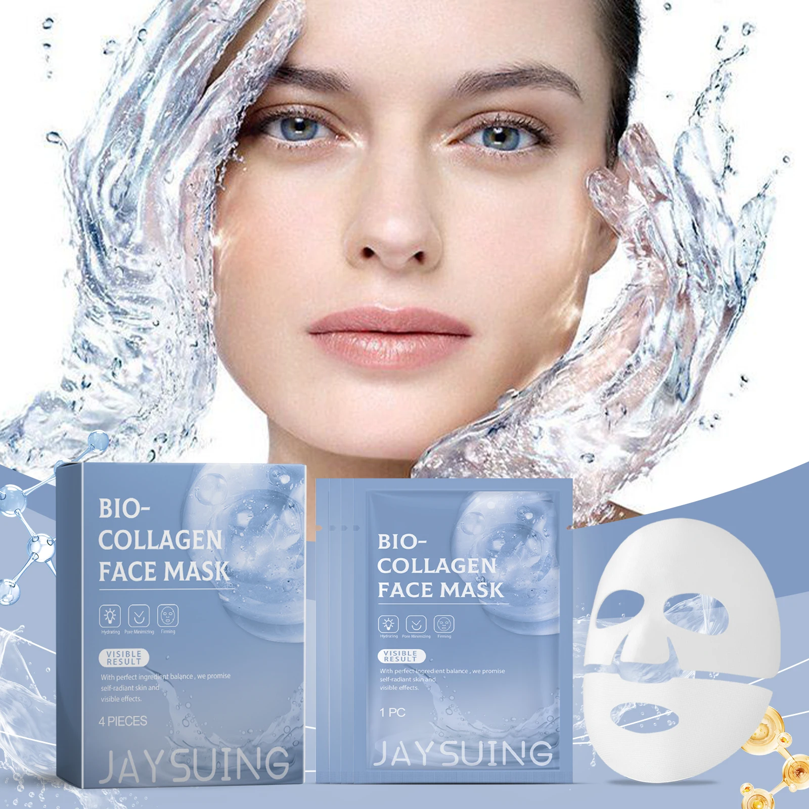 

Collagen Moisturizing Facial Mask Nourishment Antioxidant Repair Barriers Softening Keratin Firming Gentle Soothing Face Mask