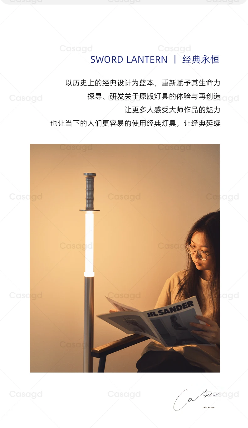 Design exclusivo, luminária de chão Kendo, sofá da sala de estar, atmosfera do quarto, lâmpada de mesa de elevação minimalista de alta qualidade