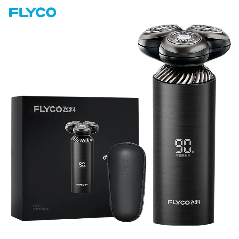 FLYCO FS968 High Quality Electric Shaver Men's Shaving Shaver Shaver Smart FS968 Full Body Wash Thin Edge Blade Fast Charging