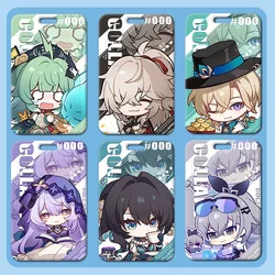 Honkai:Star Rail Aventurine Black Swan Retractable Work Card Holder Sleeve ID Tag Name Badges Pass Card Cover Protective Sleeves