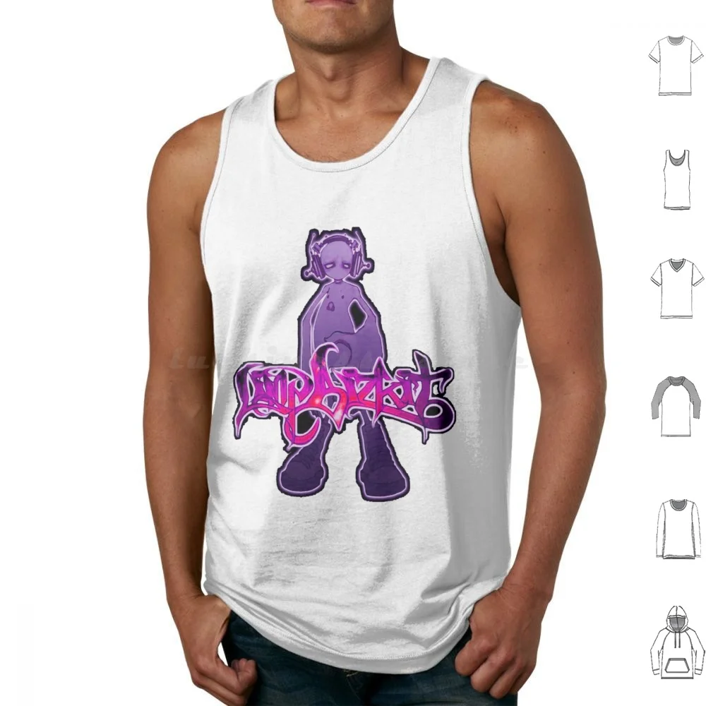 Dj Limp Bizkit Tank Tops Print Cotton Limp Bizkit Bizkit Limp Limp Bizkit Band Band Nu Metal Rap Metal Fred Durst Limp