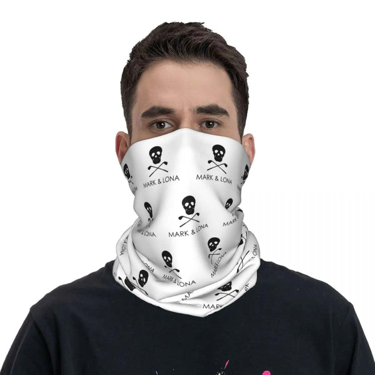 Mark Lona Golf Lover Bandana Neck ghetta stampato passamontagna Wrap sciarpa multifunzionale ciclismo Sport all'aria aperta Unisex adulto inverno