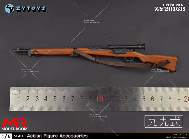 1/6 Scale Metal Sniper Rifle Model for 12'' Action Figure