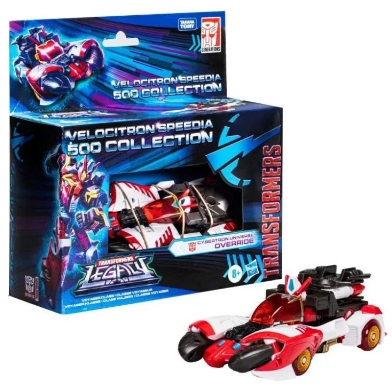 Takara Tomy Hasbro Transformers Legacy Clampdown Diaclone Velocitron Road Hauler Blurr Deluxe figura de acción adornos figura de juguete