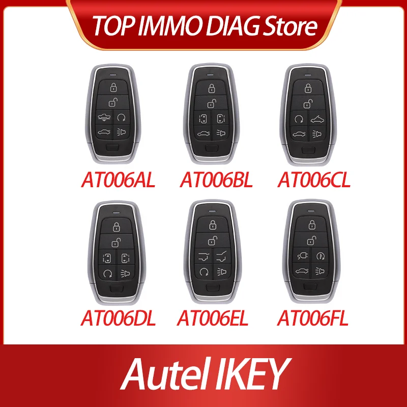 

1/2/5 шт. универсальный смарт-ключ AUTEL IKEY AT006AL AT006BL AT006CL AT006DL AT006EL AT006FL 315/434 МГц для KM100 IM508 IM608 XP400Pro