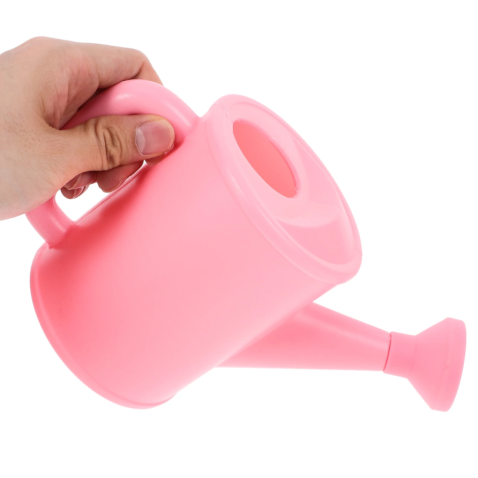 

1 set Kids Gardening Tools Set Colored Shovel Watering Can Pink Iron Pot Planting Digging Soil Tools for Children Beach Yard Fun