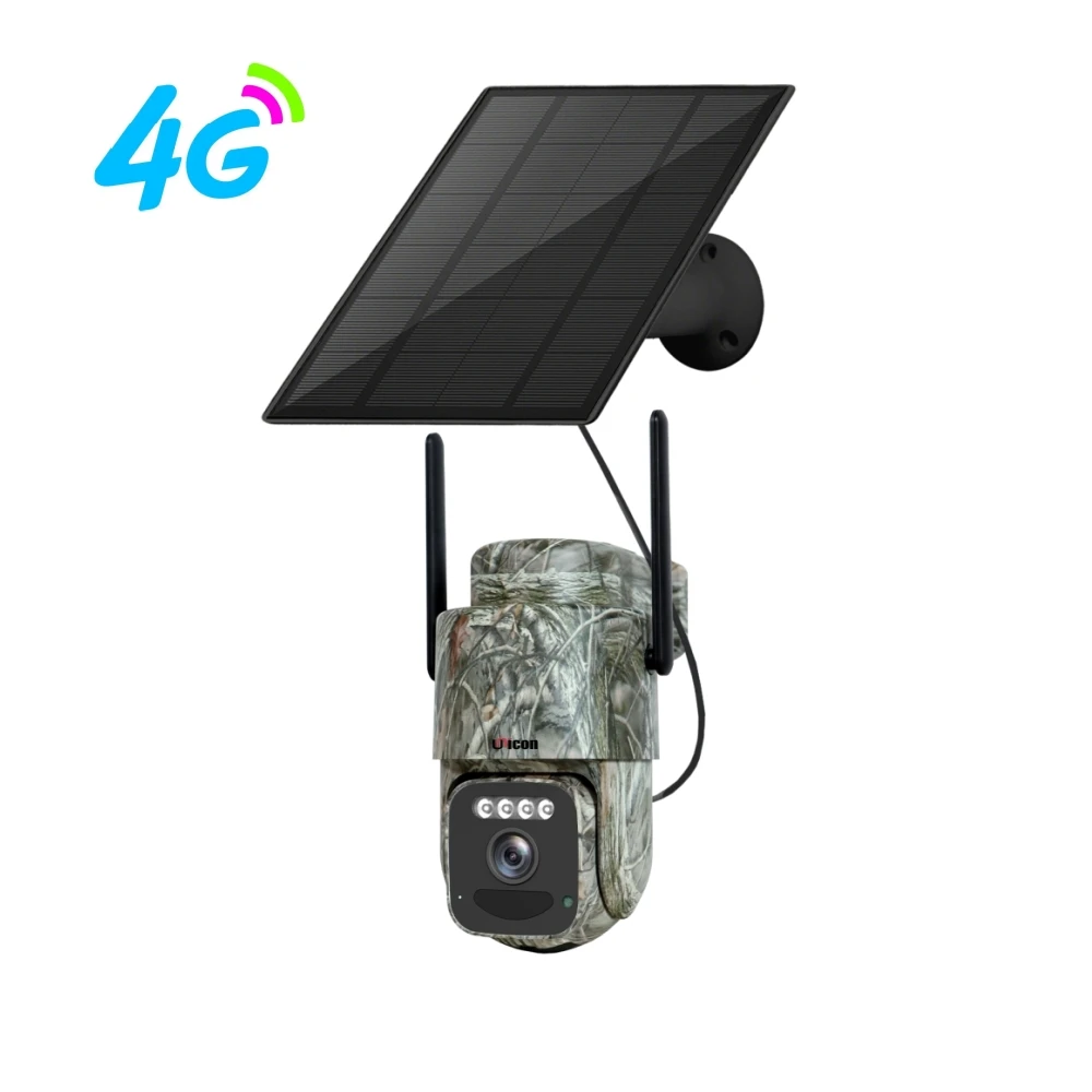 200M منطقة التغطية التمويه الأمن في الهواء الطلق اللاسلكية 4MP واي فاي كاميرا متحركة 4CH الشمسية 4G نظام NVR #3