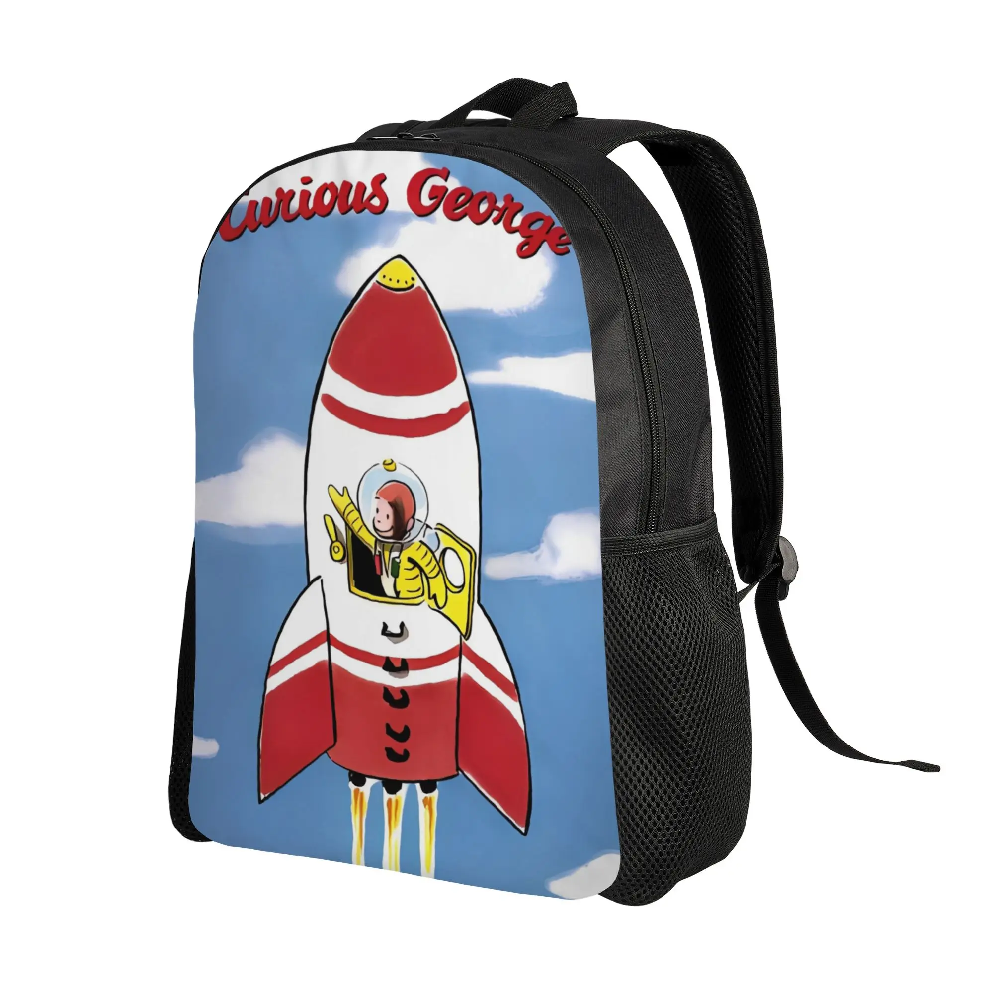 Cartoon Curious George Backpack  Camping Backpacks Girl Style School Bags High Quality Soft Rucksack