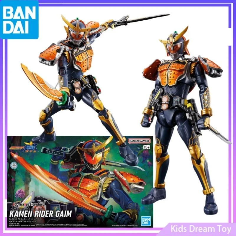 Bandai in Stock Original Figure-rise Standard frs Kamen Rider GAIM ORANGE ARMS Anime Action Figures Toys Collectible Model Gifts