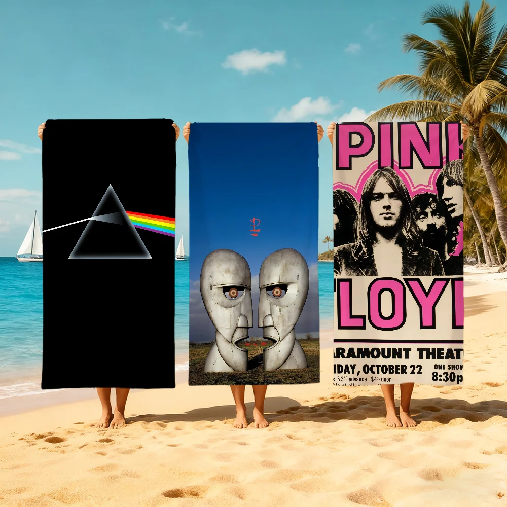 P-pink Singer Towel Beach F-floyd Quick Dry Soft Pool Towels Gift for Travel Gym Shower Camping Sports