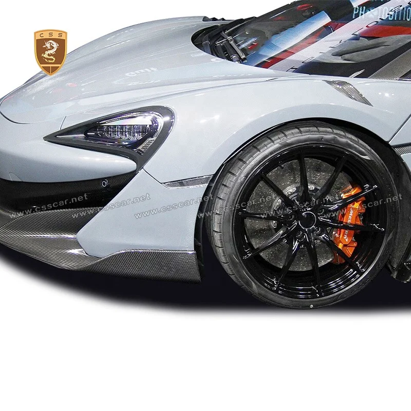 Half Carbon Fiber MSO Style Auto Parts Front Side Fender with Vents for  540C 570S 600LT Fenders Flares Wheel Arch