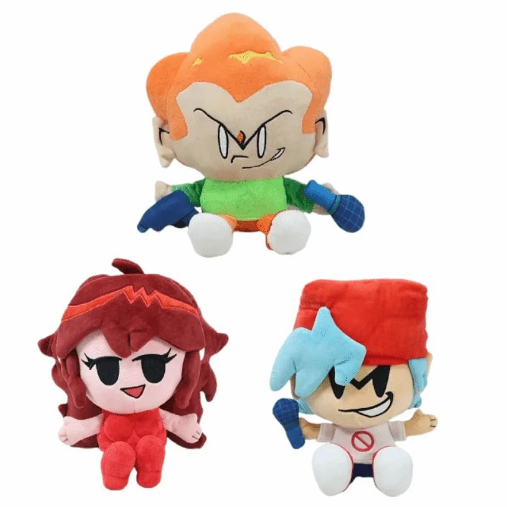 FNF Nene ألعاب من نسيج مخملي مضحك الحيوانات المحشوة دمية ملونة لينة بيكو دارنيل ألعاب من نسيج مخملي زخارف مكتب لطيف أنيمي أفخم دمية المشجعين هدية #3