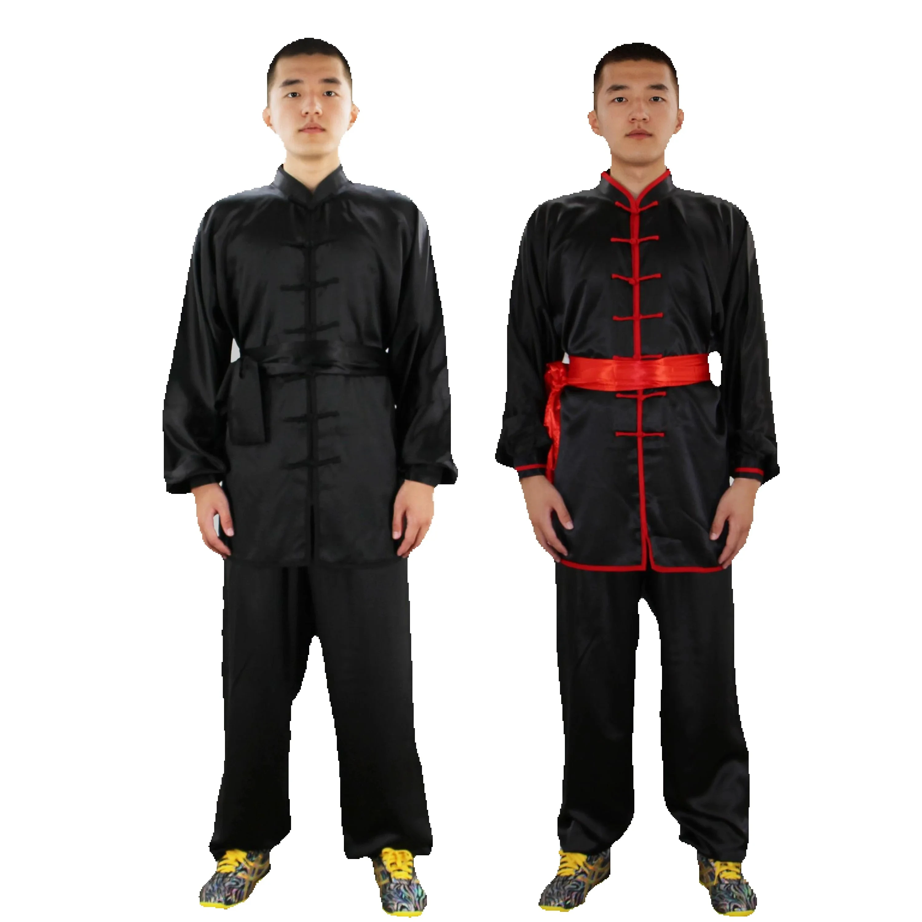 Unisex Tai Chi Martial Arts Training Uniform Chinese Taiji Wushu Kungfu Attire Competition Tops + Pants Suits CT064