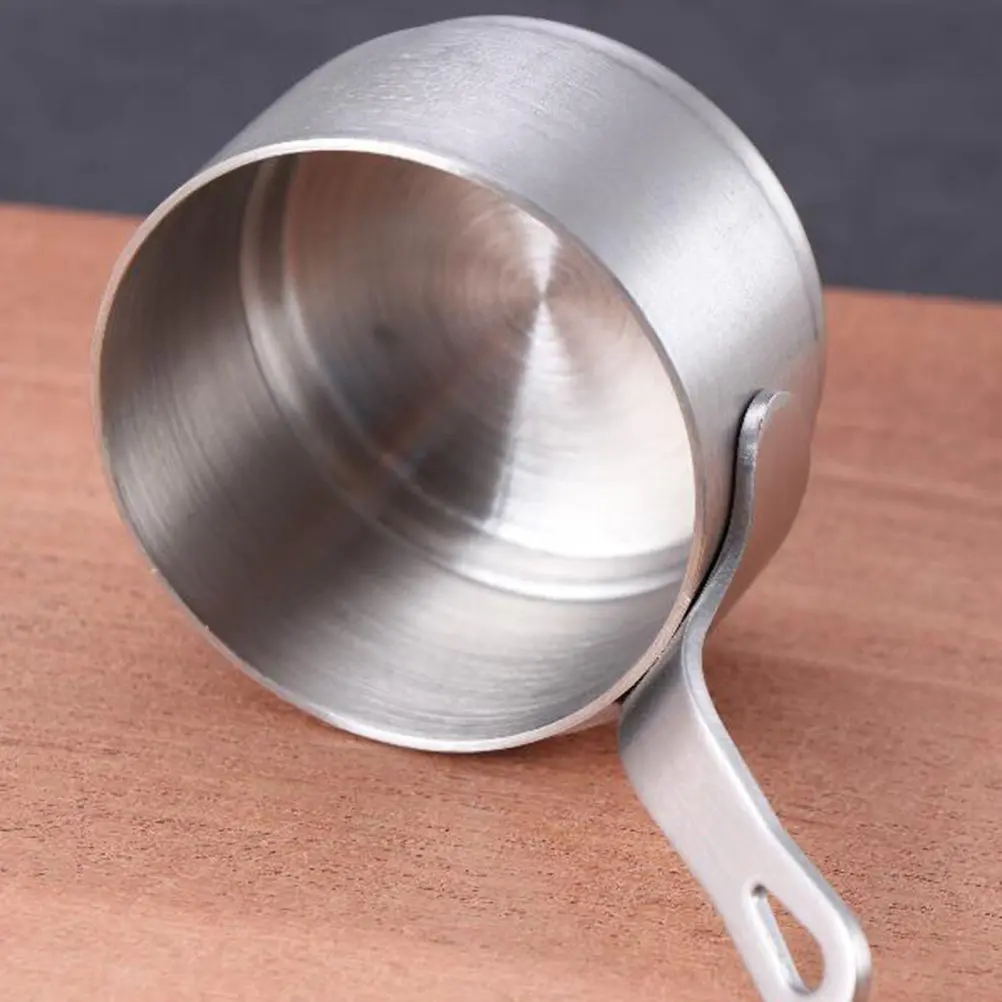

100Ml Heavy Duty Stainless Steel Condiment Bowl Smooth Handle Design for Kitchen Dining Room Buffet Serving Dessert Fruit Sauce