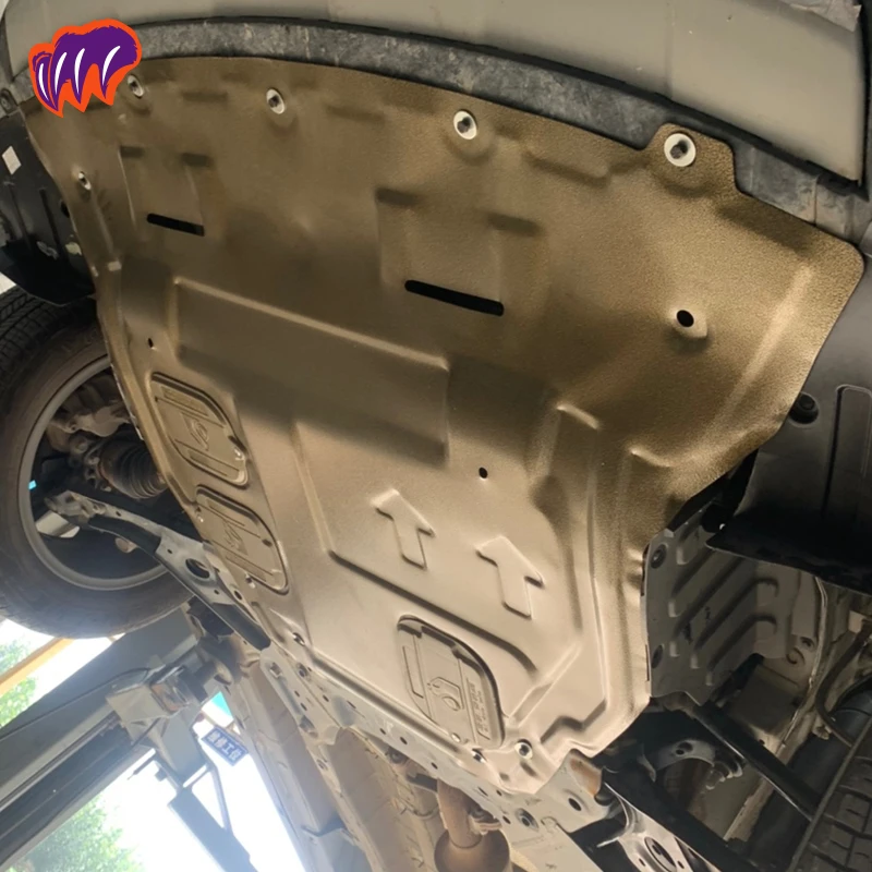 สำหรับ Changan CS55บวก2th 2019 2021 2022 2023ตัวป้องกันเครื่องยนต์ตัวถังกระเด็นแผงป้องกันด้านล่างอุปกรณ์เสริมรถยนต์ฝาครอบ