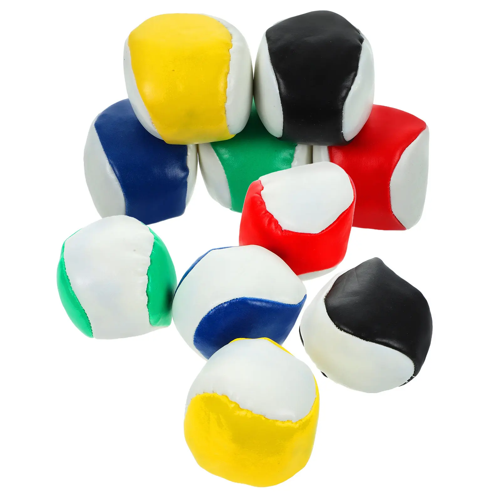 

Набор из 10 мини-мешочков для игры в корнхол, мягкие мешочки из ПВХ-пены для семейных, школьных и уличных игр с бросанием, яркие цвета