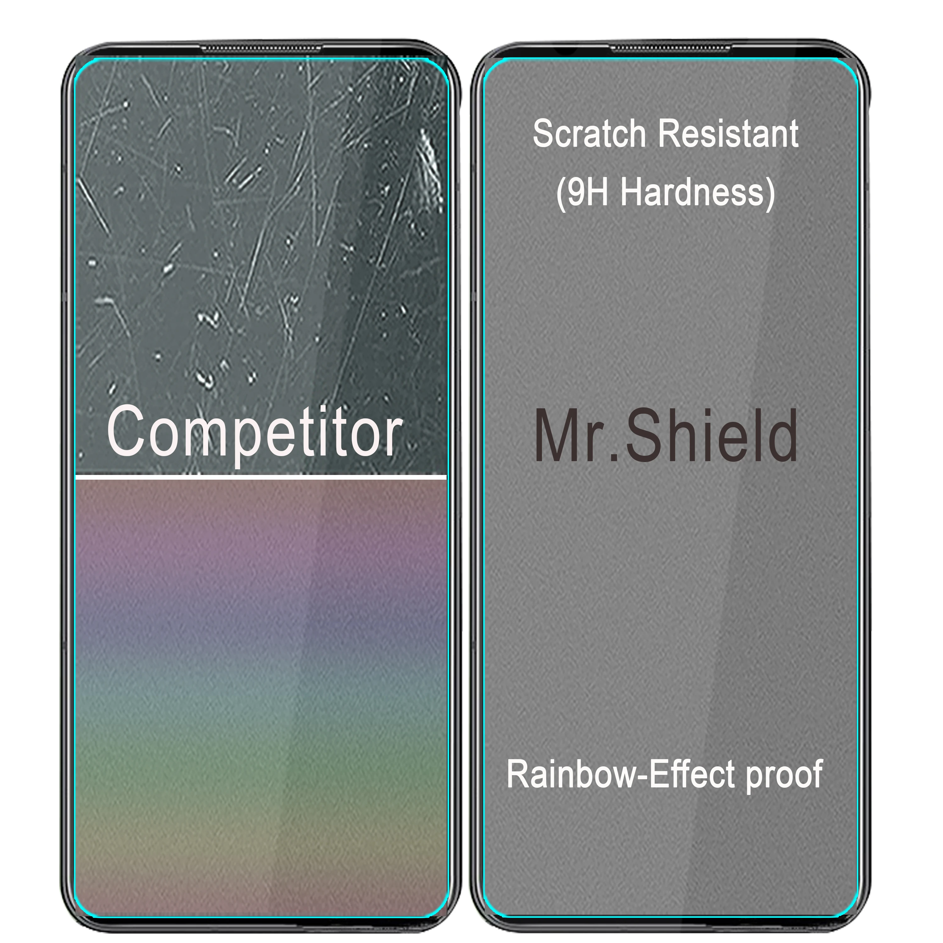 Mr.Shield [3-Pack] Screen Protector For ASUS Zenfone 10 [Tempered Glass] [Japan Glass with 9H Hardness] Screen Protector