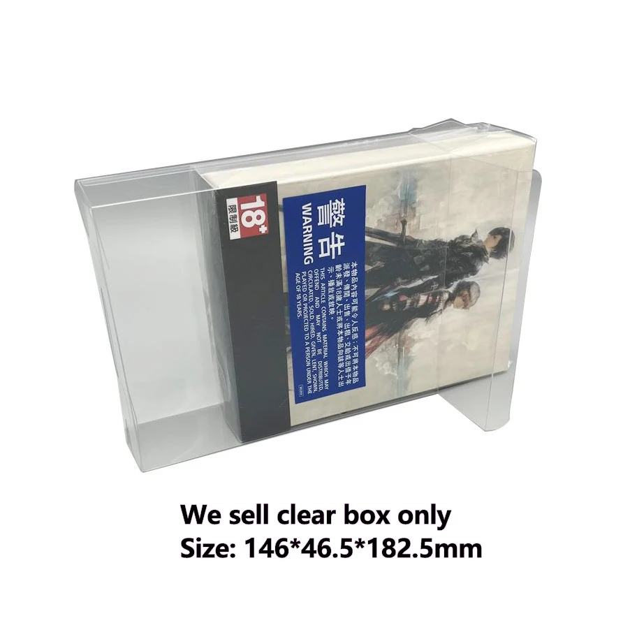 Transparent PET protective cover For PS5 for Final Fantasy FF16 game box special game storage display box Collection case