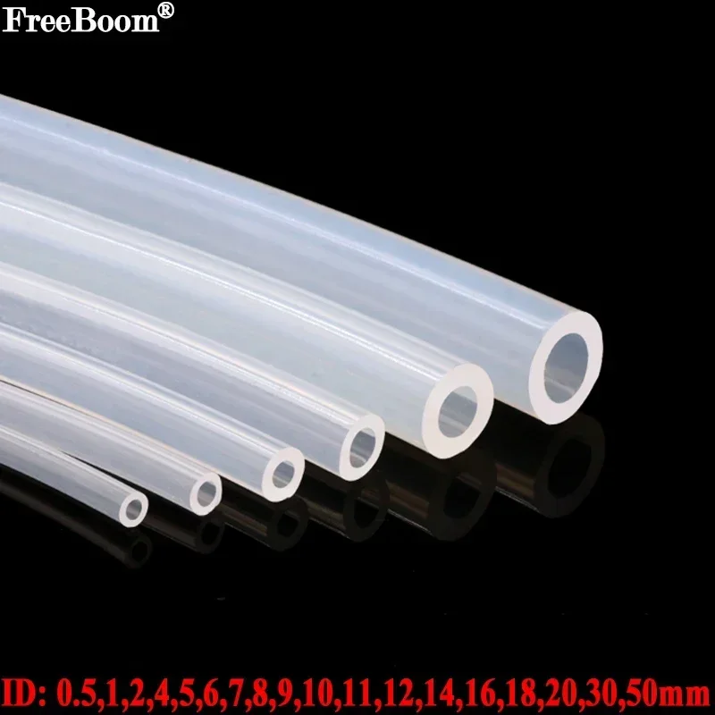 Transparenter Silikonschlauch – 20 M, ID 0,5 Mm X 1 Mm – Flexibel, Ungiftig – Für Bier, Milch & Trinkwasser