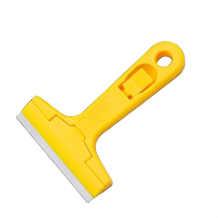 Razor Blade Scraper for Glass Window Ceramic Cleaning With 2Pcs Blade Multi Hand Scraper Tool