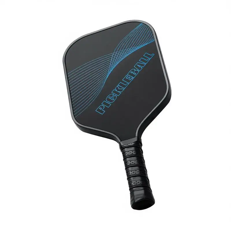 

Professional Pickleball Racket 16.5x7.5 Inches For Pickleball Courts Tournaments Fitness Centers, T700 Carbon Fiber Surface Honeycomb Core Increased Power Control Spin Blue Professional Equipment Adults Men Women