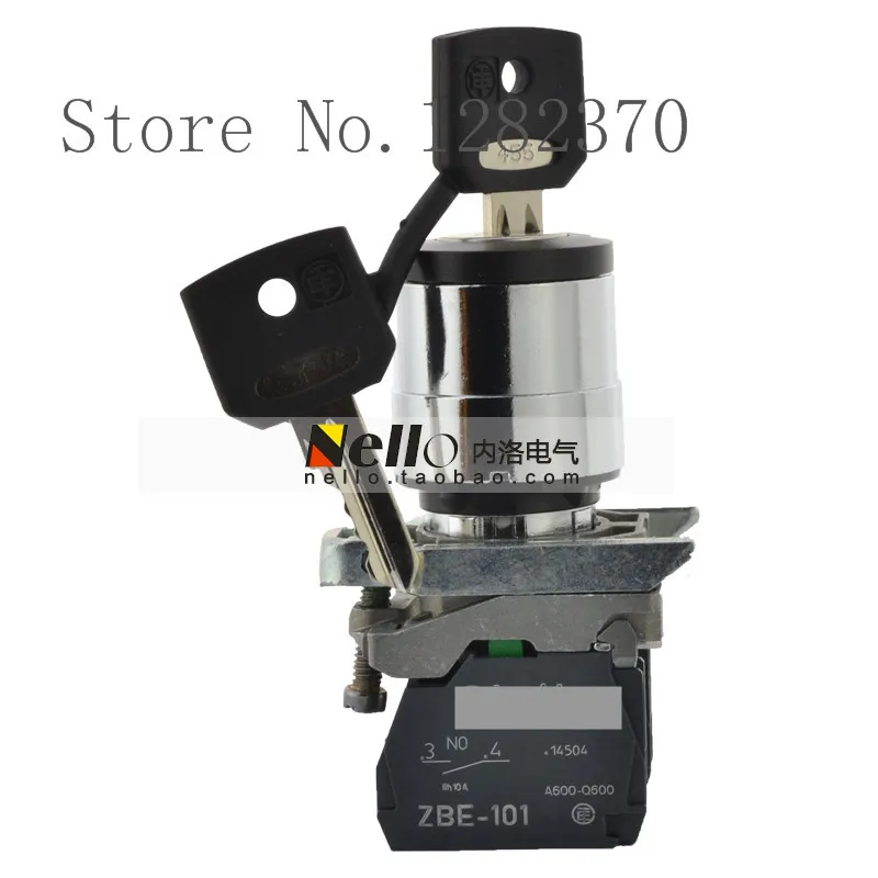 

[ZOB] Оригинальный металлический кнопочный переключатель 22 мм XB4-BG21, 2-скоростной, самоблокирующийся, однопозиционный, 1 нормально открытый контакт — 5 шт./лот