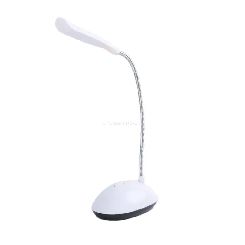 Dropship Battery Powered Mini LED Desk Lamp 360 Degree Rotation Adjustable Gooseneck Hose Eye for Protection Study Table Reading