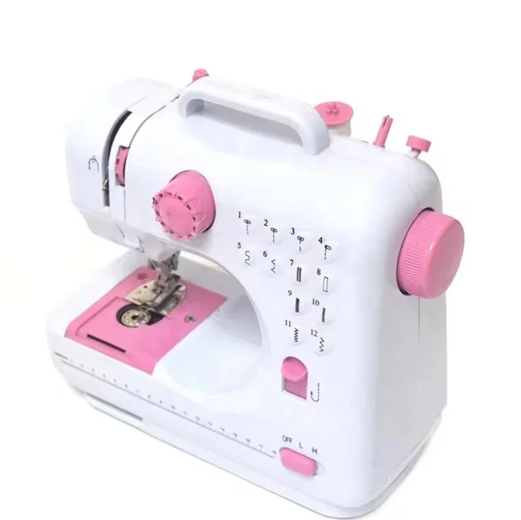 Portable Mini DC Power Pedal Sewing Machine Household Knitting Electrical Cheap 505A Sewing Machine Manual Feed Made Plastic